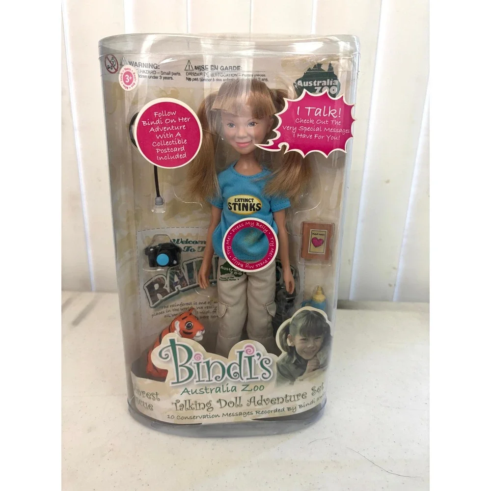 2008 Bindi Irwin Australia Zoo Talking Adventure Doll Wild Republic Works